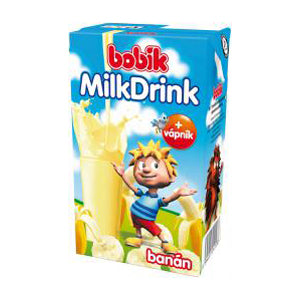Bobík Milk drink banán 250 ml. / 1ks