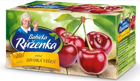 Čaj Babička-Ruženka divoká višňa 40g. / 1bal