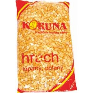 Hrach žltý polený 400g, Koruna. / 1ks