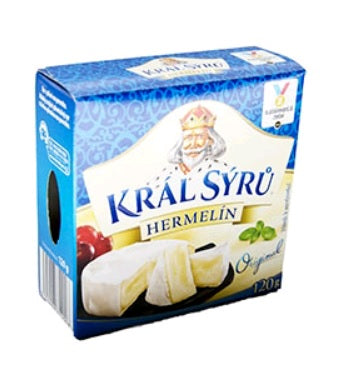 Král sýru Hermelín 120 g. / 1ks