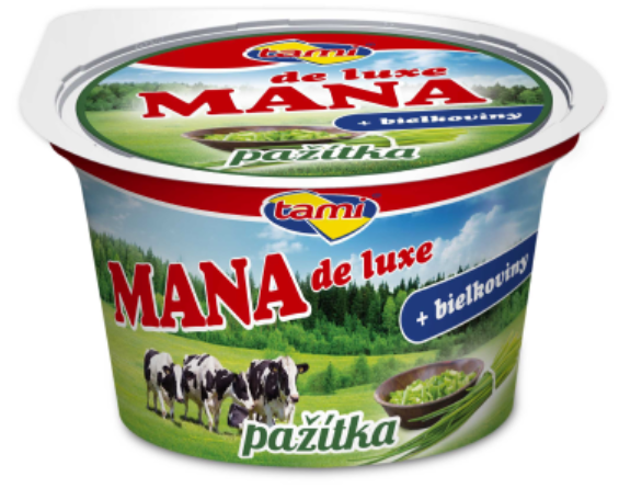 Mana De luxe nátierka pažitka 150 g. / 1ks