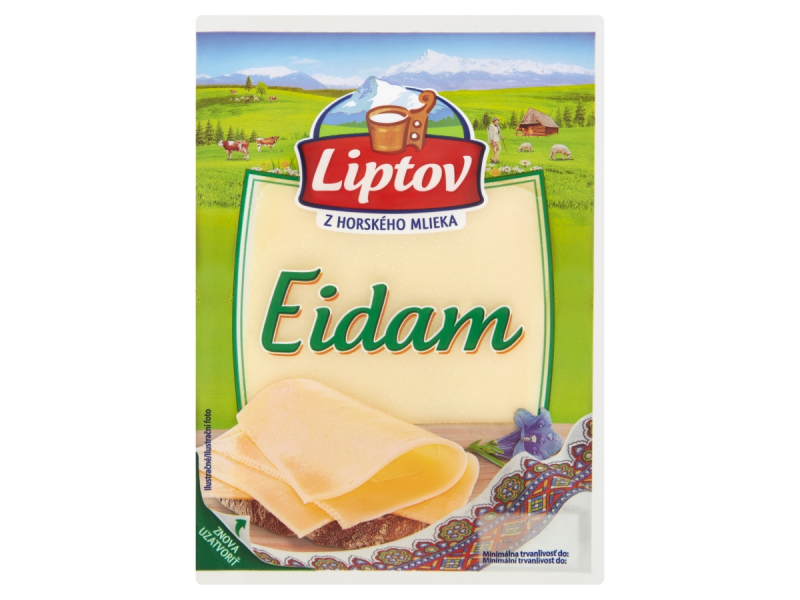 Liptov Eidam neúdený plátky 100g. / 1ks