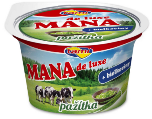 Mana De luxe nátierka pažitka 150 g. / 1ks
